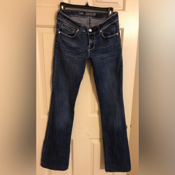 X Ten Denim jeans embroidered and embellished size 5 preowned condition - Picture 2 of 15